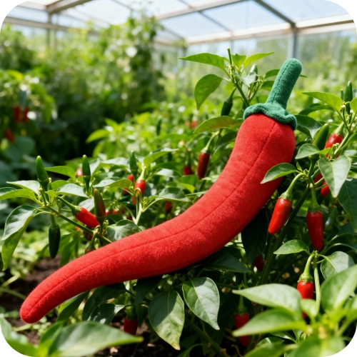 Jak uszyć pluszaka - pluszowa papryczka chili